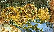 Vincent Van Gogh Four Cut Sunflowers USA oil painting artist